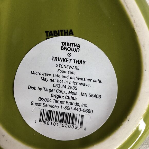 Avocado 🥑 Decorative Trinket Tray - Spoon Rest 🥑 Tabitha Brown for Target NEW - Picture 4 of 7